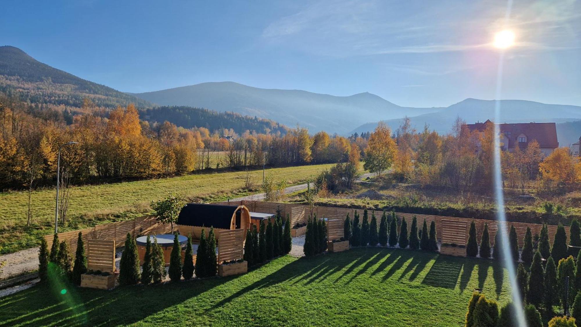 Widokowo - Domki Z Widokiem Na Sniezke Z Jacuzzi I Sauna Карпач Экстерьер фото